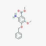 Structure of Methyl 2-amino-4-(benzyloxy)-5-methoxybenzoate