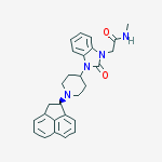 Structure of 1H-BenziMidazole-1-acetaMide, 3-[1-[(1R)-1,2-dihydro-1-acenaphthylenyl]-4-piperidinyl]-2,3-dihydro-N-Methyl-2-oxo-