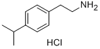 Structure of 2-[4-(1-methylethyl)phenyl]ethanamine hydrochloride