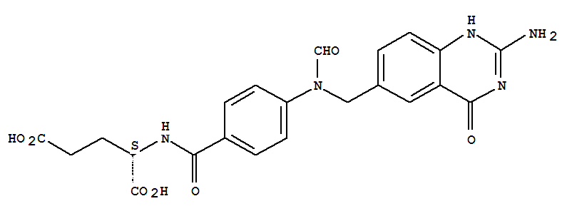 Structure of 10-formyl-5,8-dideazafolate