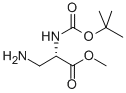 Structure of 3-Amino-N-Boc-L-alanine methyl ester