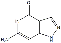 Structure of 4H-PYRAZOLO[4,3-C]PYRIDIN-4-ONE,6-AMINO-1,5-DIHYDRO-