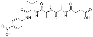 Structure of SUC-ALA-ALA-VAL-PNA
