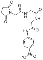 Structure of N-SUCCINYL-GLY-GLY-GLY P-NITROANILIDE