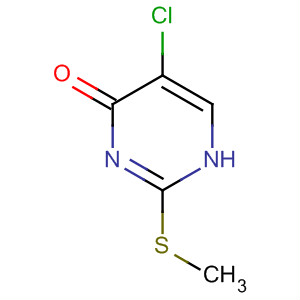 Structure of 4(1H)-Pyrimidinone,5-chloro-2-(methylthio)