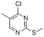 Structure of 4-CHLORO-5-METHYL-2-METHYLSULFANYL-PYRIMIDINE