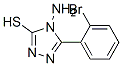 Structure of 4-AMINO-5-(2-BROMOPHENYL)-4H-1,2,4-TRIAZOLE-3-THIOL