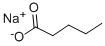 Structure of SODIUM VALERATE