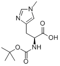 Structure of BOC-HIS(1-ME)-OH