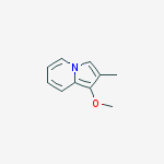 Structure of INDOLIZINE,1-METHOXY-2-METHYL-