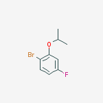 Structure of 1-BROMO-4-FLUORO-2-ISOPROPOXYBENZENE