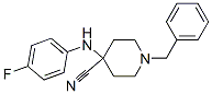 Structure of 1-benzyl-4-[(4-fluorophenyl)amino]piperidine-4-carbonitrile