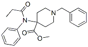 Structure of methyl 1-benzyl-4-[(propionyl)phenylamino]piperidine-4-carboxylate