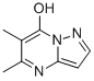 5,6-二甲基吡唑并[1,5-a]嘧啶-7-醇结构式