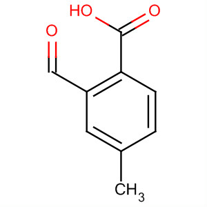 Benzoic acid, 2-formyl-4-methyl-结构式