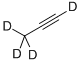 METHYLACETYLENE-D4结构式