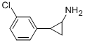 Structure of 2-(3-CHLORO-PHENYL)-CYCLOPROPYLAMINE