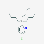 Structure of 2-(TRIBUTYLSTANNYL)-5-CHLOROPYRIDINE