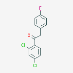 Structure of 1-(2,4-Dichlorophenyl)-2-(4-fluorophenyl)ethanone