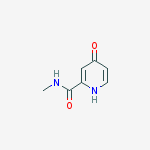 Structure of 2-PYRIDINECARBOXAMIDE,4-HYDROXY-N-METHYL-