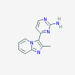 Structure of 4-(2-Methylimidazo[1,2-a]pyridin-3-yl)-2-pyrimidinamine
