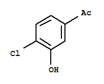 Ethanone,1-(4-chloro-3-hydroxyphenyl)-结构式