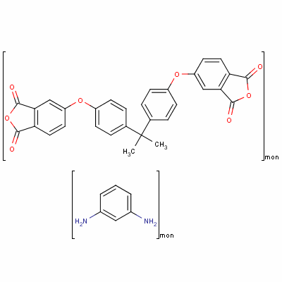 Chemical structure of POLYETHERIMIDE