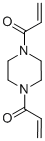 Structure of DIACRYLYL-PIPERAZINE