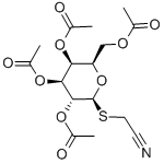 Structure of CYANOMETHYL 2,3,4,6-TETRA-O-ACETYL-1-THIO-BETA-D-GALACTOPYRANOSIDE