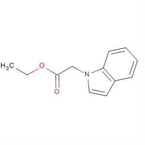 1H-Indole-1-acetic acid, ethyl ester结构式