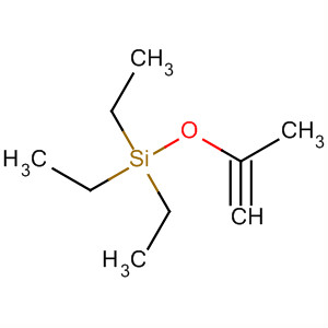 Structure of Silane, triethyl(2-propynyloxy)-