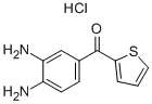 Structure of (3,4-diaminophenyl) 2-thienylketone hydrochloride