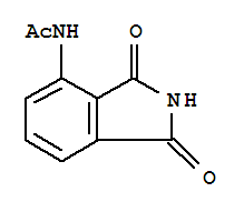 Structure of N-(1,3-dioxo-2,3-dihydro-1H-isoindol-4-yl)acetamide
