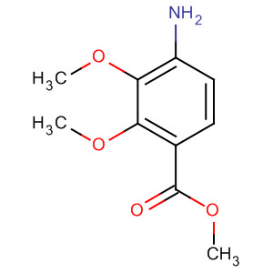 Benzoic acid, 4-amino-2,3-dimethoxy-, methyl ester结构式