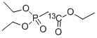 Structure of TRIETHYL PHOSPHONOACETATE-1-13C