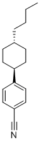 Structure of TRANS-4-(4'-N-BUTYLCYCLOHEXYL)-BENZONITRILE