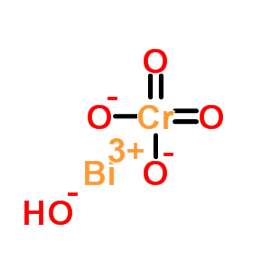Structure of bismuth(3+) hydroxide dioxido(dioxo)chromium (1:1:1)