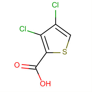 2-Thiophenecarboxylic acid, 3,4-dichloro-结构式