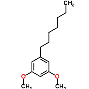 Structure of 1-heptyl-3,5-dimethoxybenzene