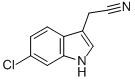Structure of 6-CHLOROINDOLE-3-ACETONITRILE