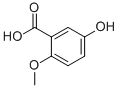 Structure of 3-HYDROXY-6-METHOXYBENZOIC ACID