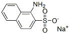 Structure of sodium 1-aminonaphthalene-2-sulphonate