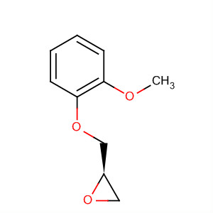 Structure of Oxirane, [(2-methoxyphenoxy)methyl]-, (R)-
