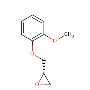 Structure of Oxirane, [(2-methoxyphenoxy)methyl]-, (S)-
