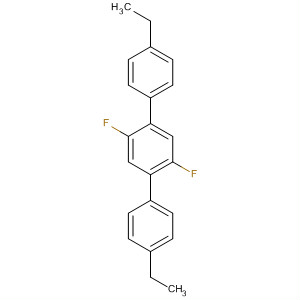 Structure of 1,1':4',1''-Terphenyl, 4,4''-diethyl-2',5'-difluoro-