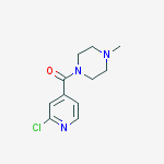Structure of 1-(2-CHLOROISONICOTINOYL)-4-METHYLPIPERAZINE