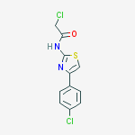 Structure of 2-CHLORO-N-[4-(4-CHLOROPHENYL)-1,3-THIAZOL-2-YL]ACETAMIDE