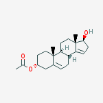 3-O-Acetyl 5,14-Androstadiene-3?,17?-diol结构式