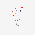 Structure of 1,2,5-Thiadiazolidin-3-one, 5-phenyl-, 1,1-dioxide