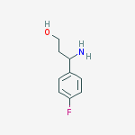 Structure of 3-(4-FLUOROPHENYL)-DL-BETA-ALANINOL